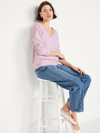 SoSoft Lite Loose V-Neck Sweater | Old Navy (US)