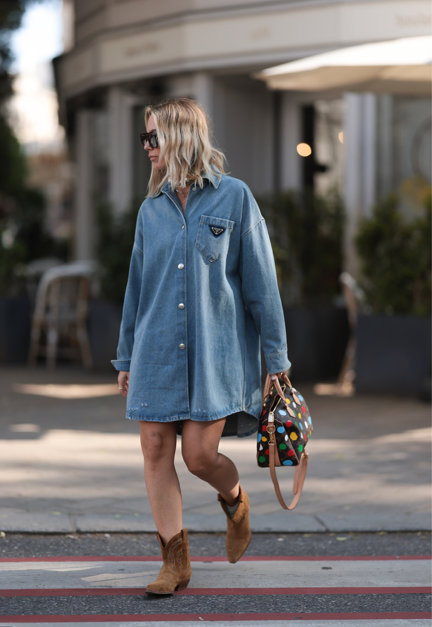 Cowboy boots and denim dress: YES 

#LTKstyletip #LTKeurope #LTKxNSale