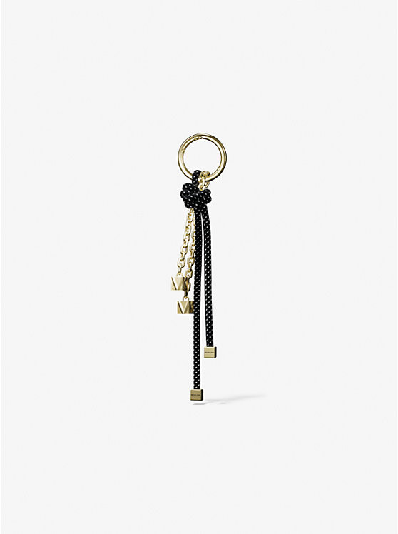 Gold-Tone and Speckled Cord Bag Charm | Michael Kors US