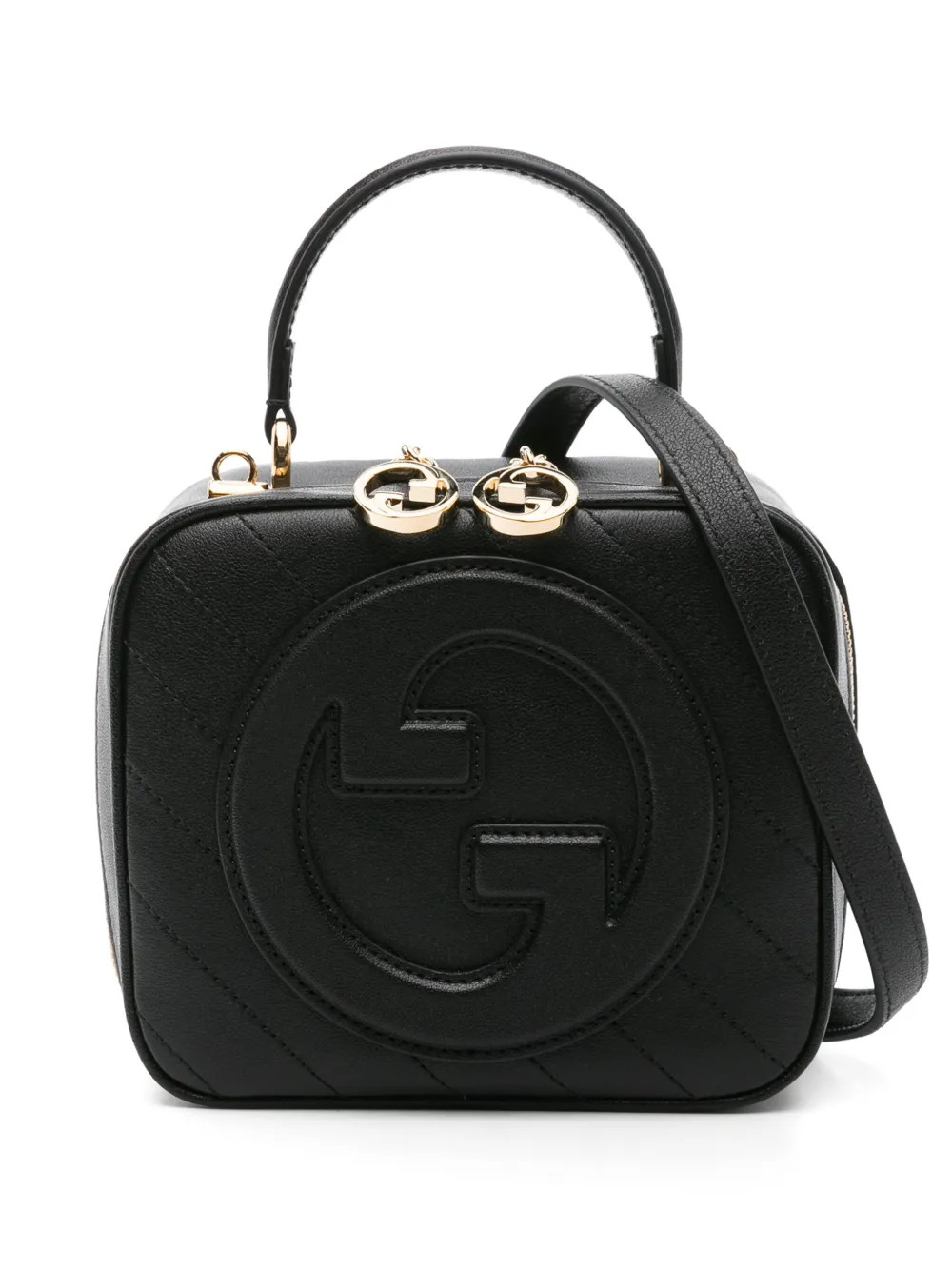 Gucci Blondie Leather Tote Bag | Black | FARFETCH | Farfetch Global