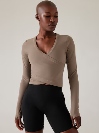 Transcend Wrap Top | Athleta