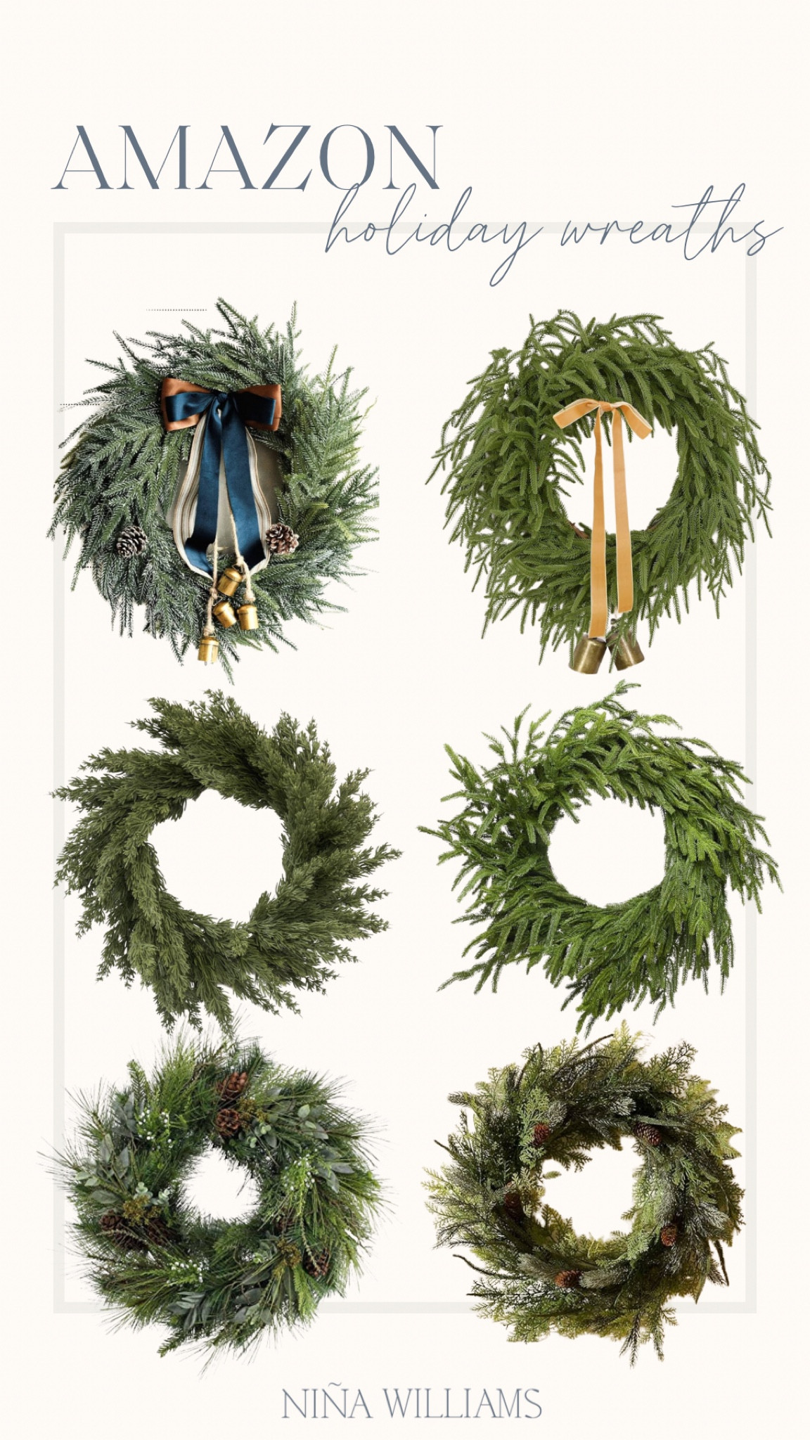 Amazon holiday wreaths!  Christmas decor - Christmas home decor 

#LTKHoliday #LTKSeasonal #LTKHome