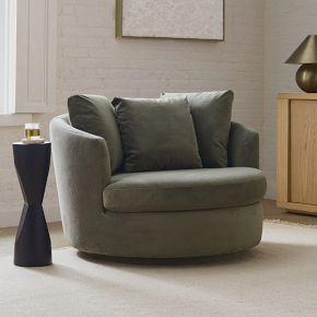 Viv Grand Swivel Chair | West Elm (US)