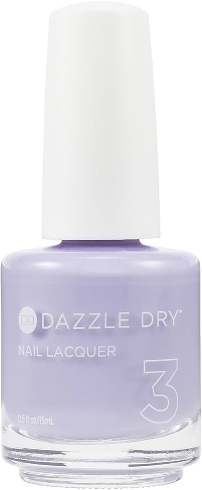 Dazzle Dry Nail Lacquer (Step 3) - Faith - A cool, pastel lavender with gray undertones. Full cov... | Amazon (US)