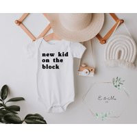 New Kid On The Block, Baby Onesie®, Girl Boy Shower Gift, Cute Onesie® | Etsy (US)