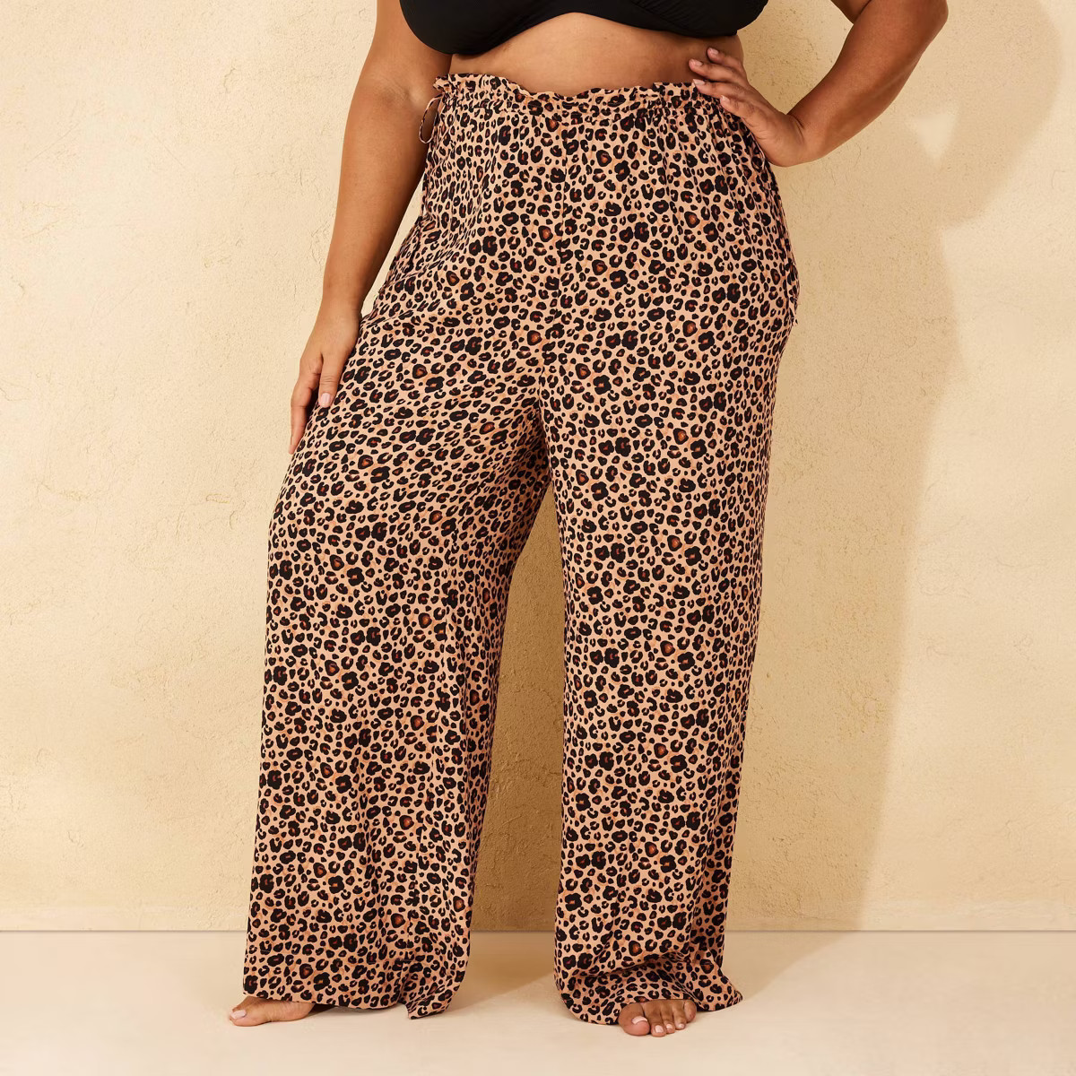 Women's Ruffle Waist Cover Up Pants - Shade & Shore™ | Target