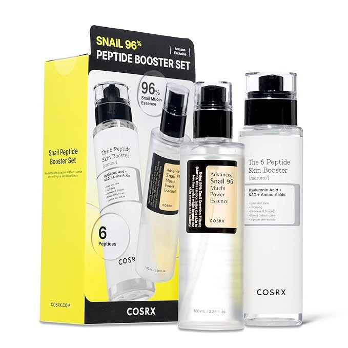 COSRX Snail Mucin 96% Peptide Booster Set - Amazon Exclusive - Korean Skin Care, Gift Sets, Skin ... | Amazon (US)