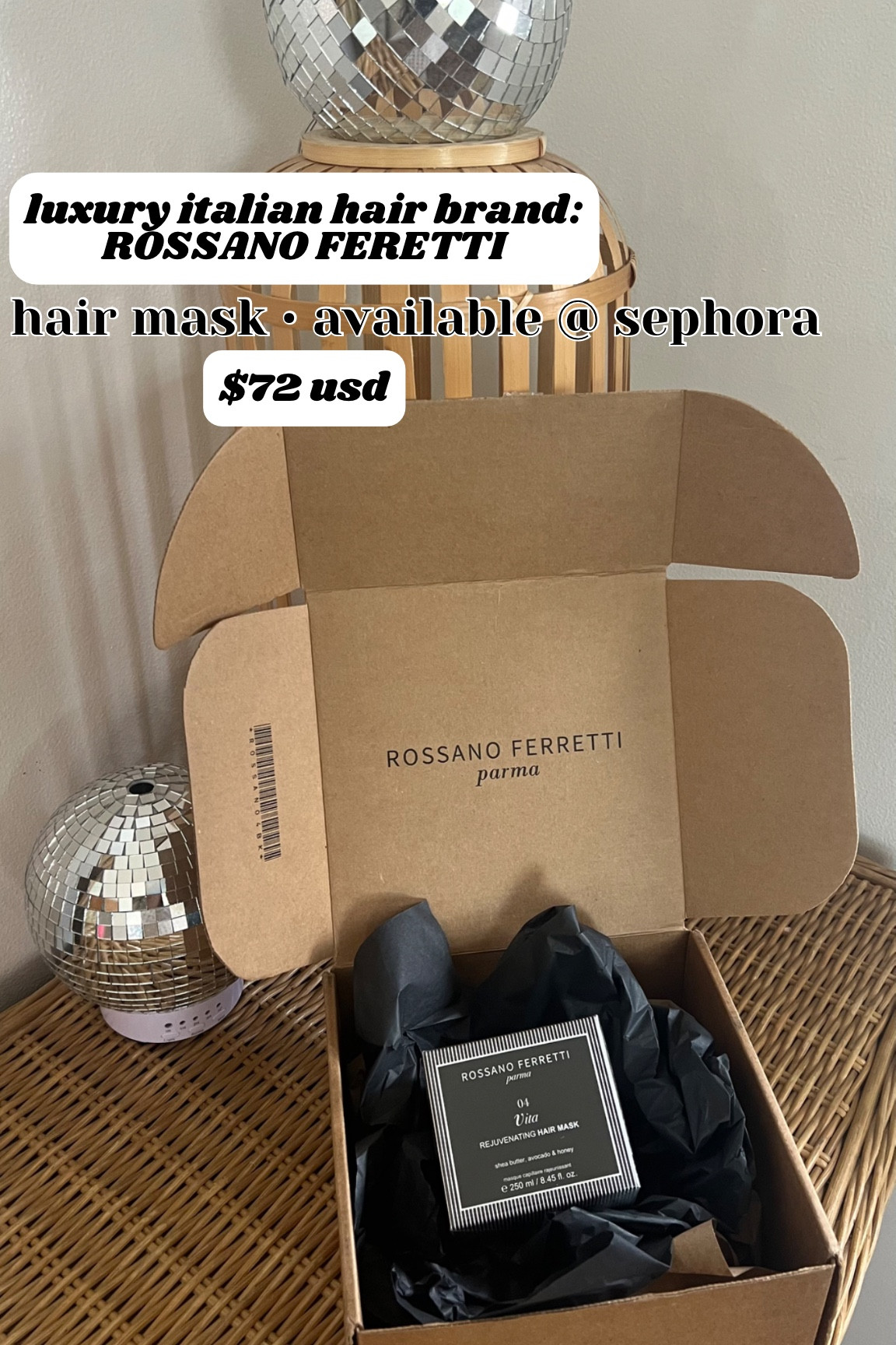 luxury hair mask gifted by rossato feretti 🫶🏼

#LTKGiftGuide #LTKfindsunder100 #LTKbeauty