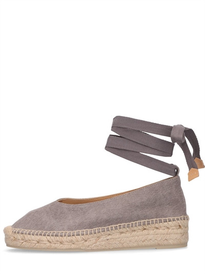 Castañer - 40mm gea cotton espadrille wedges - Grey | Luisaviaroma | Luisaviaroma