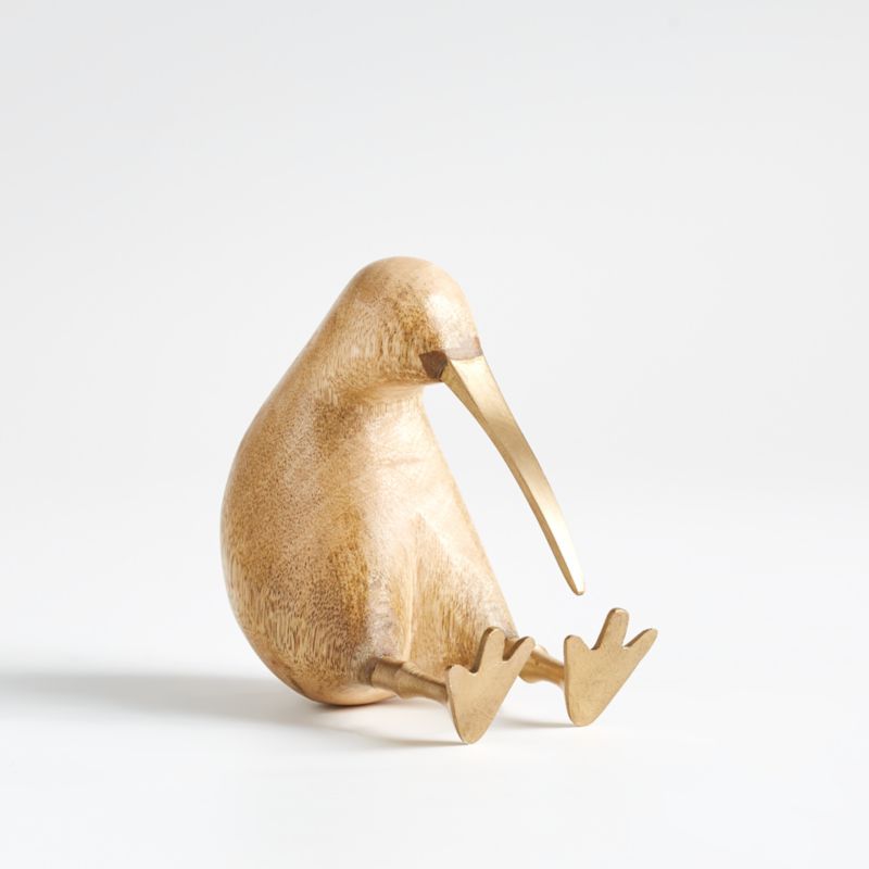 Natural Wood Kiwi Bird + Reviews | Crate & Barrel | Crate & Barrel