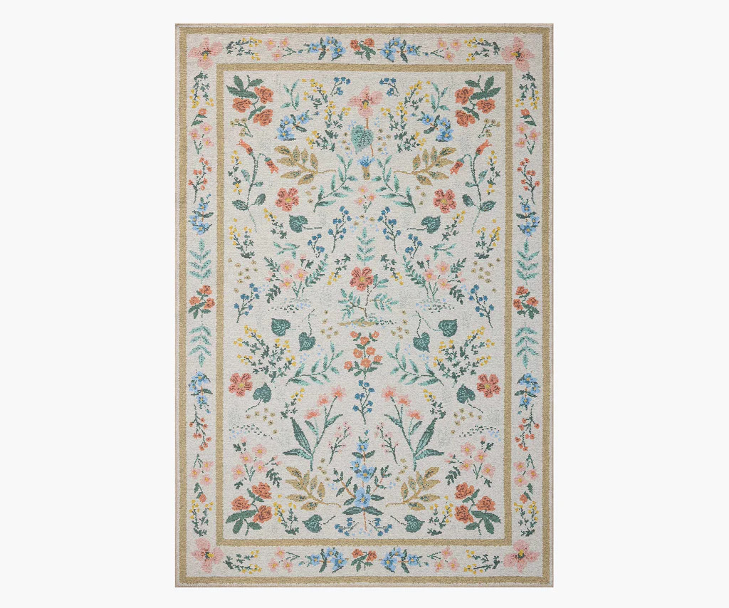 Wildwood Printed Rug - Wildwood Cream | Rifle Paper Co.