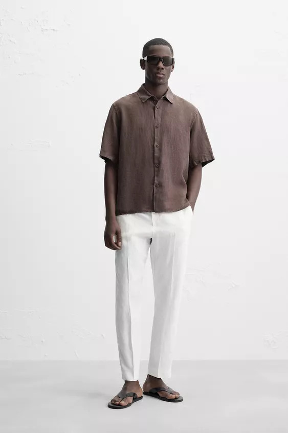 100% LINEN PANTS | Zara US