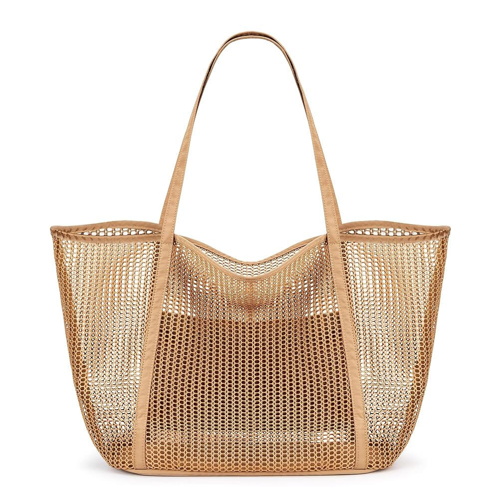 KALIDI FANCY FOREST Faltbare Mesh Strandtasche XXL Familie, Große Strandtasche Badetasche Shoppe... | Amazon (DE)