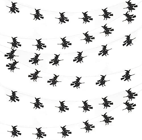 36Pcs Halloweens Decals Halloweens String Flags Banner DIY Mural Stickers Wall Stickers Decal for... | Amazon (US)