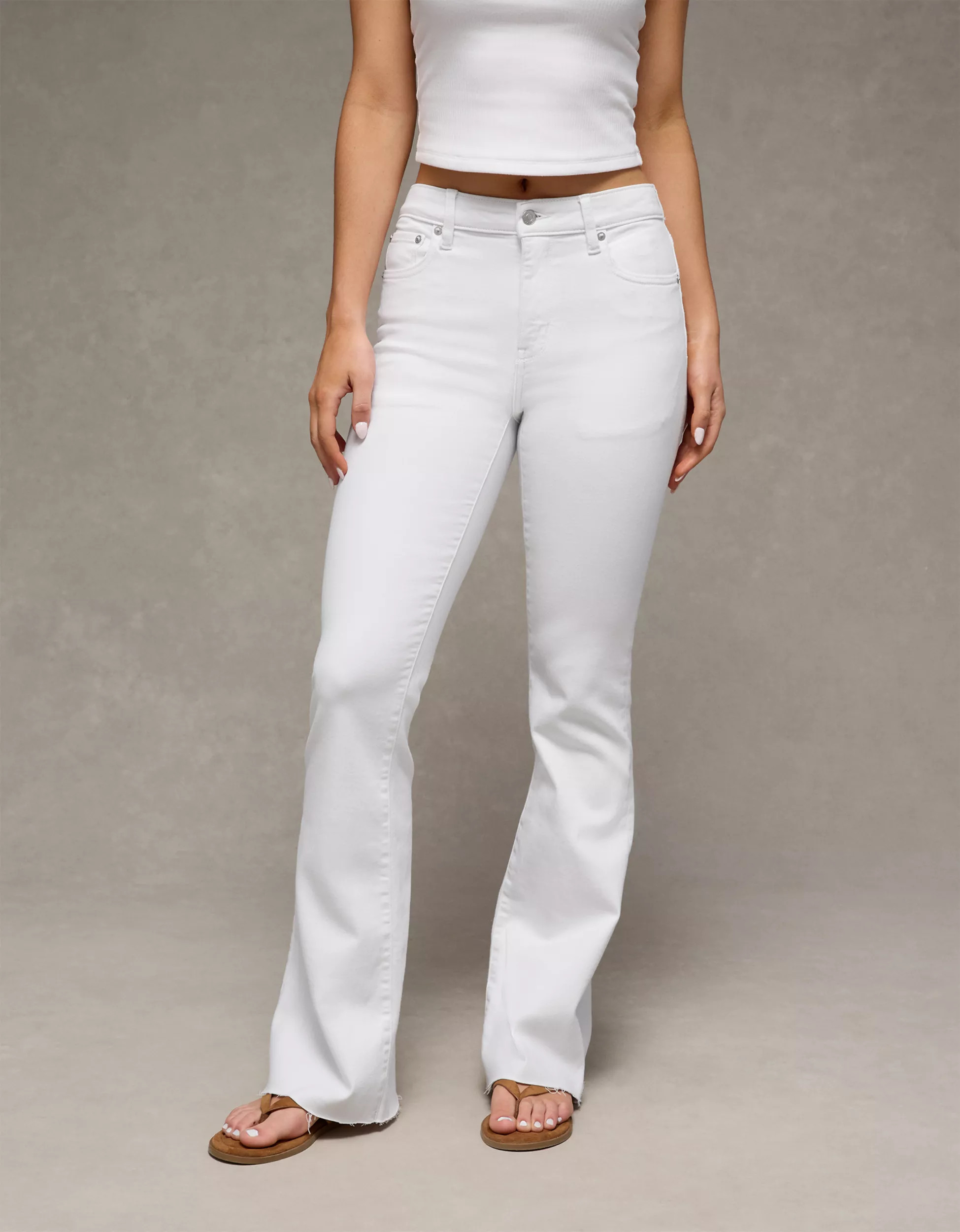 AE Next Level Super High-Waisted Flare Jean | American Eagle Outfitters (US & CA)