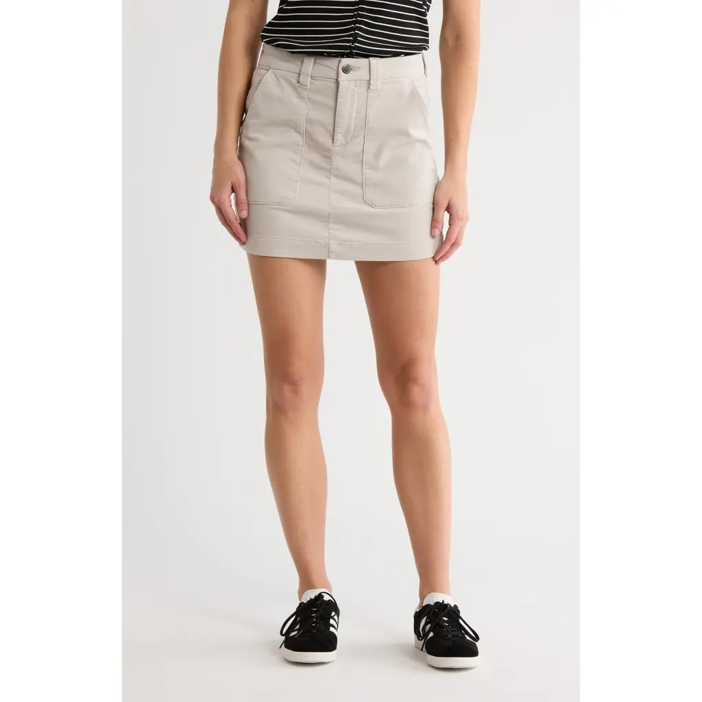 Sanctuary Corduroy Gold Coast Miniskirt in Vapor Grey at Nordstrom Rack, Size 31 | Nordstrom Rack
