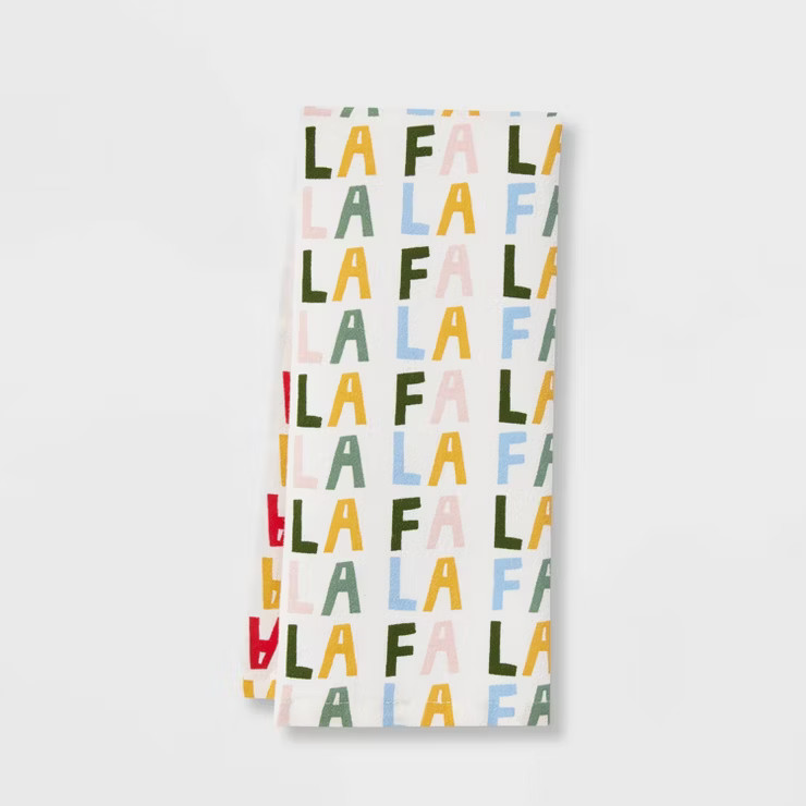 Cotton Fa La La Kitchen Towel - Wondershop™ | Target