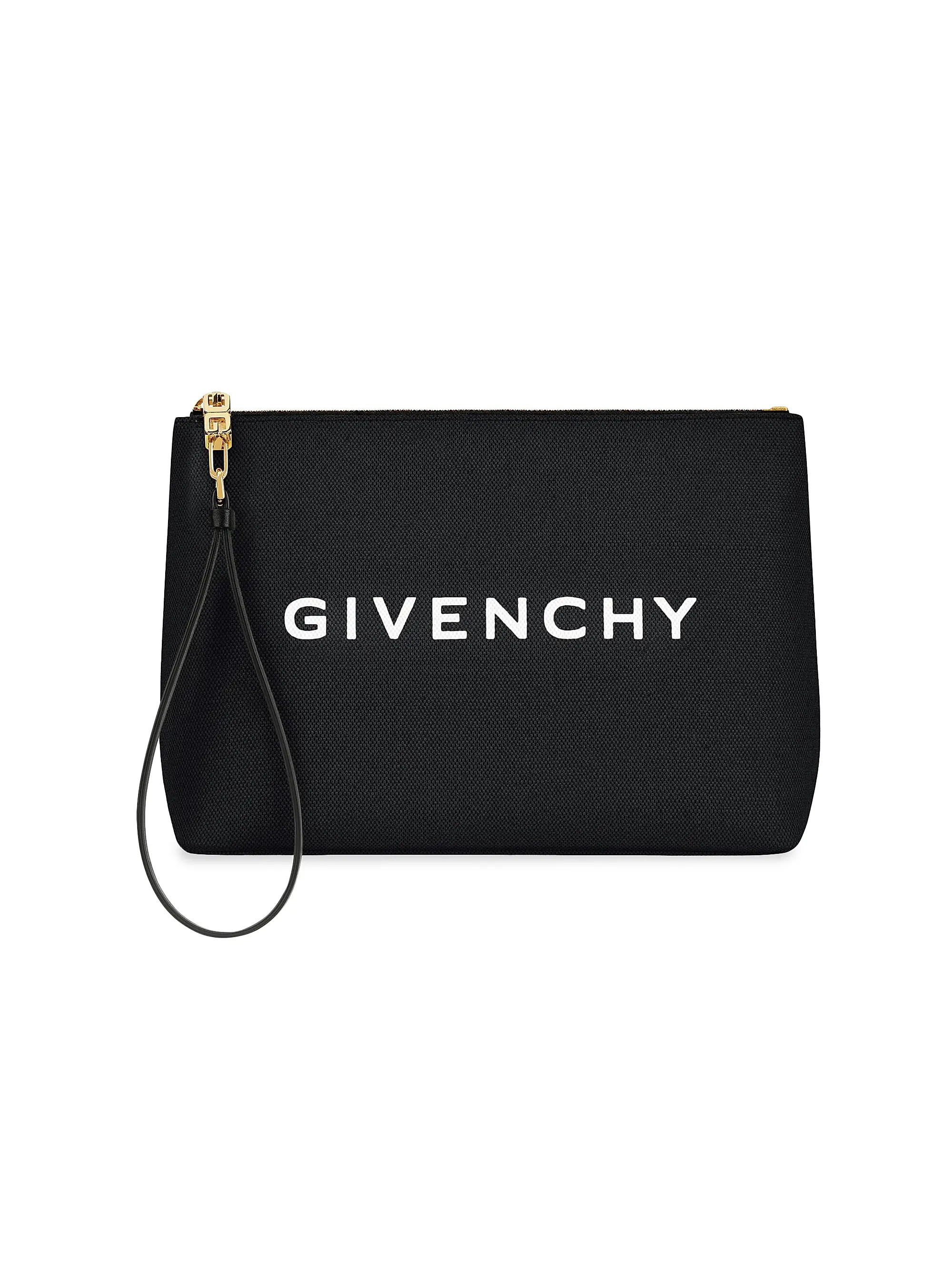 Givenchy Large Pouch In Canvas | Saks Fifth Avenue | Saks Fifth Avenue