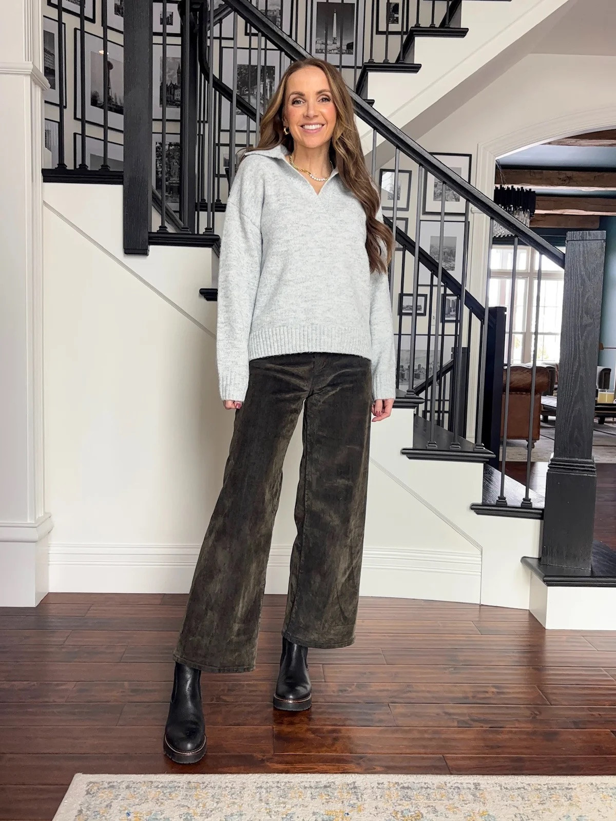 @target winter style with velvet pants + collared sweater 

#LTKSeasonal #LTKFindsUnder50 #LTKStyleTip