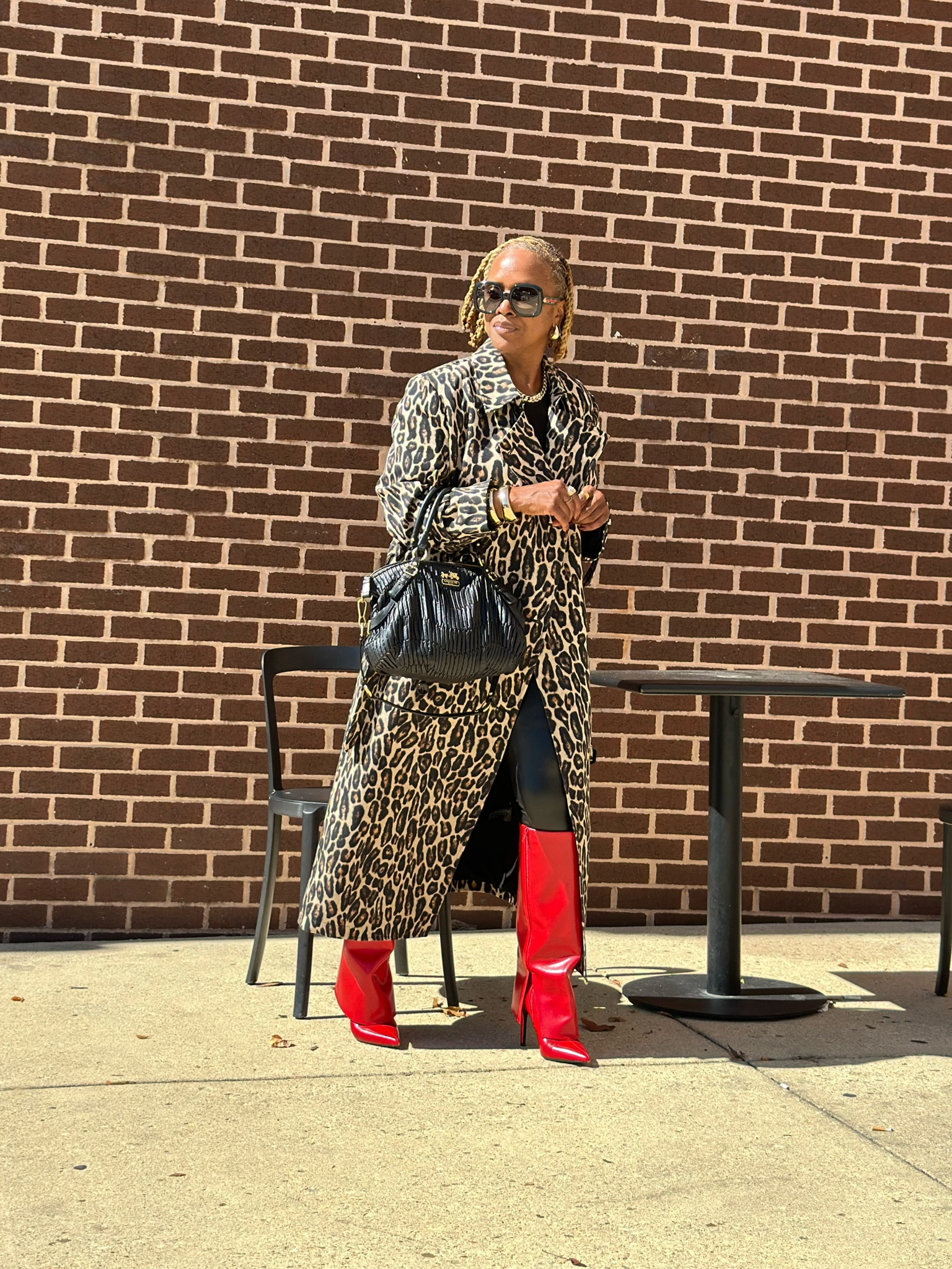 Maxi leopard coat and red boots

#LTKMidsize #LTKStyleTip #LTKShoeCrush