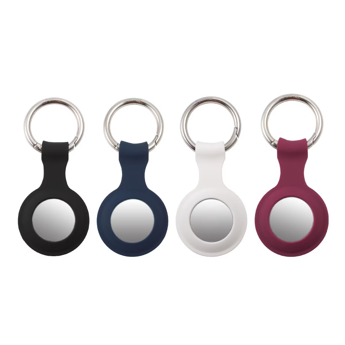 Insten 4 Pack Silicone Case & Keychain Ring Compatible with AirTag / Air Tag, Accessories Holder,... | Target