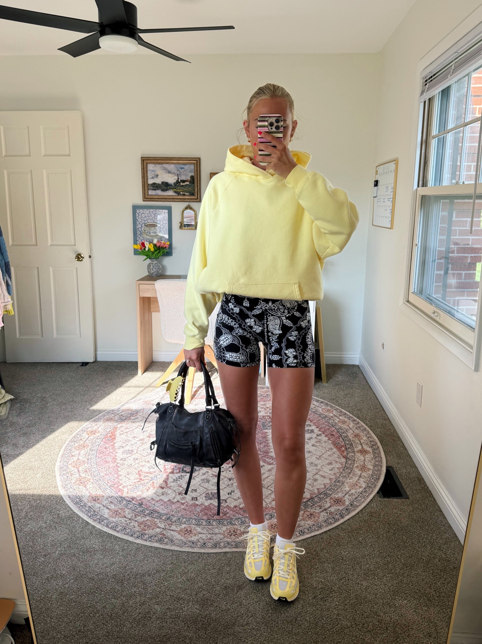 Walk outfit! Medium in the hoodie & small in the biker shorts 🐝💛

#LTKActive #LTKootd #LTKfitnessgoals