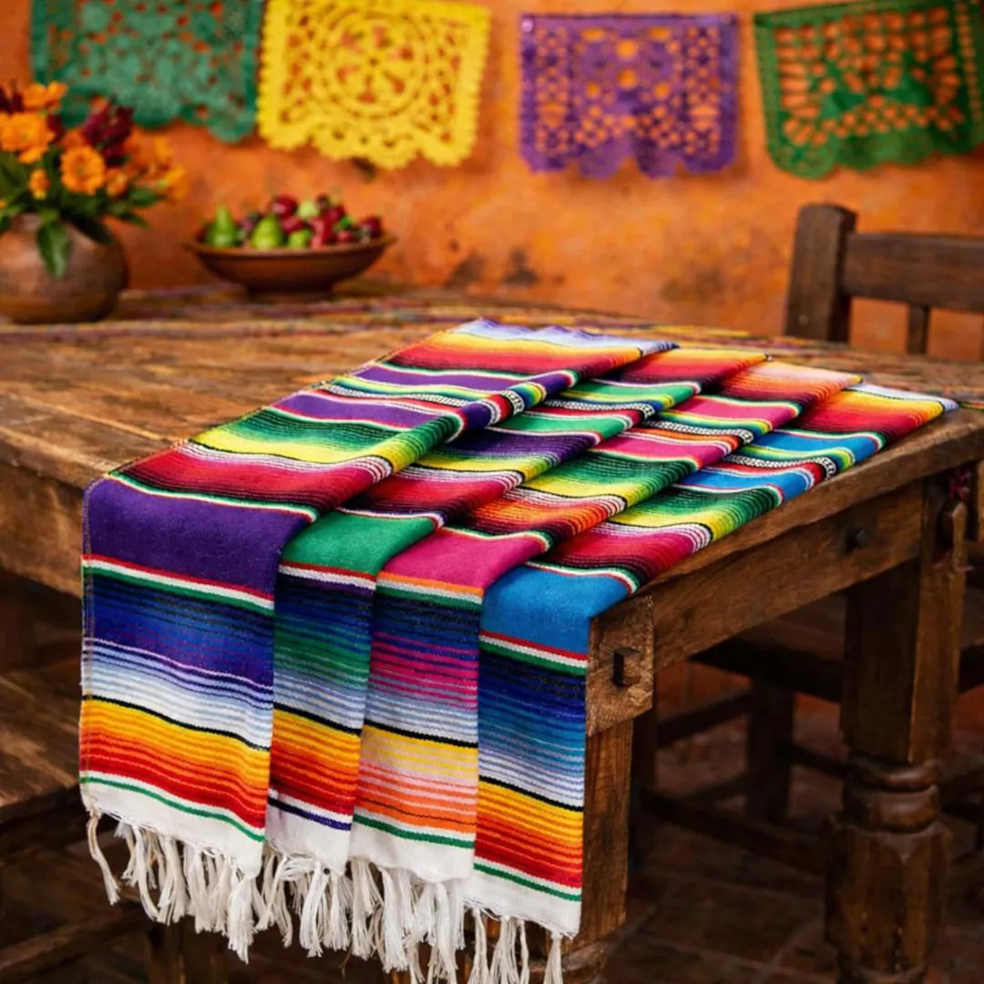 Cinco De Mayo Table Runner,  Mexican Table Runner, Fiesta Table Runner 14x84, Fiesta Party Table ... | Etsy (US)