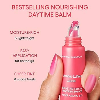 LANEIGE Lip Glowy Balm: Sheer Tinted Lip Moisturizer with Shea Butter, for Hydrating Shine & Soft... | Amazon (US)