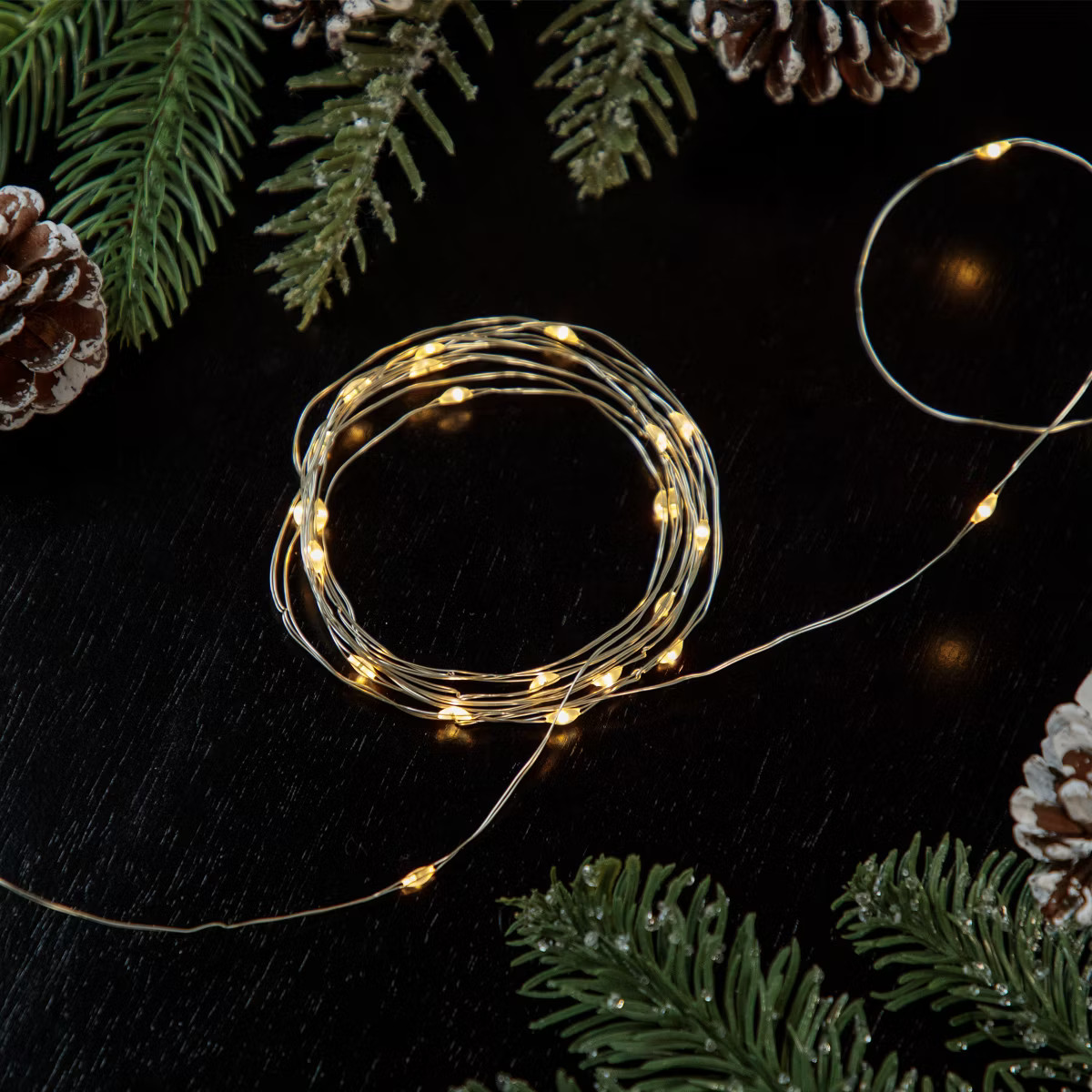 Northlight 20 Battery Operated Warm White LED Micro Fairy Lights - 6ft, Copper Wire | Target