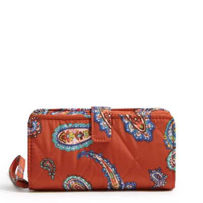 Vera Bradley Women's Outlet Ultralight Phone Wristlet Manor Paisley | Target