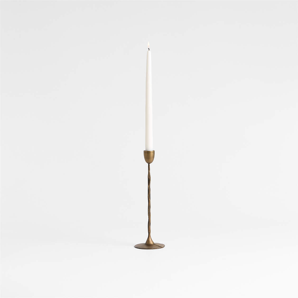 Barteau Antique Brass Candelabra + Reviews | Crate & Barrel | Crate & Barrel