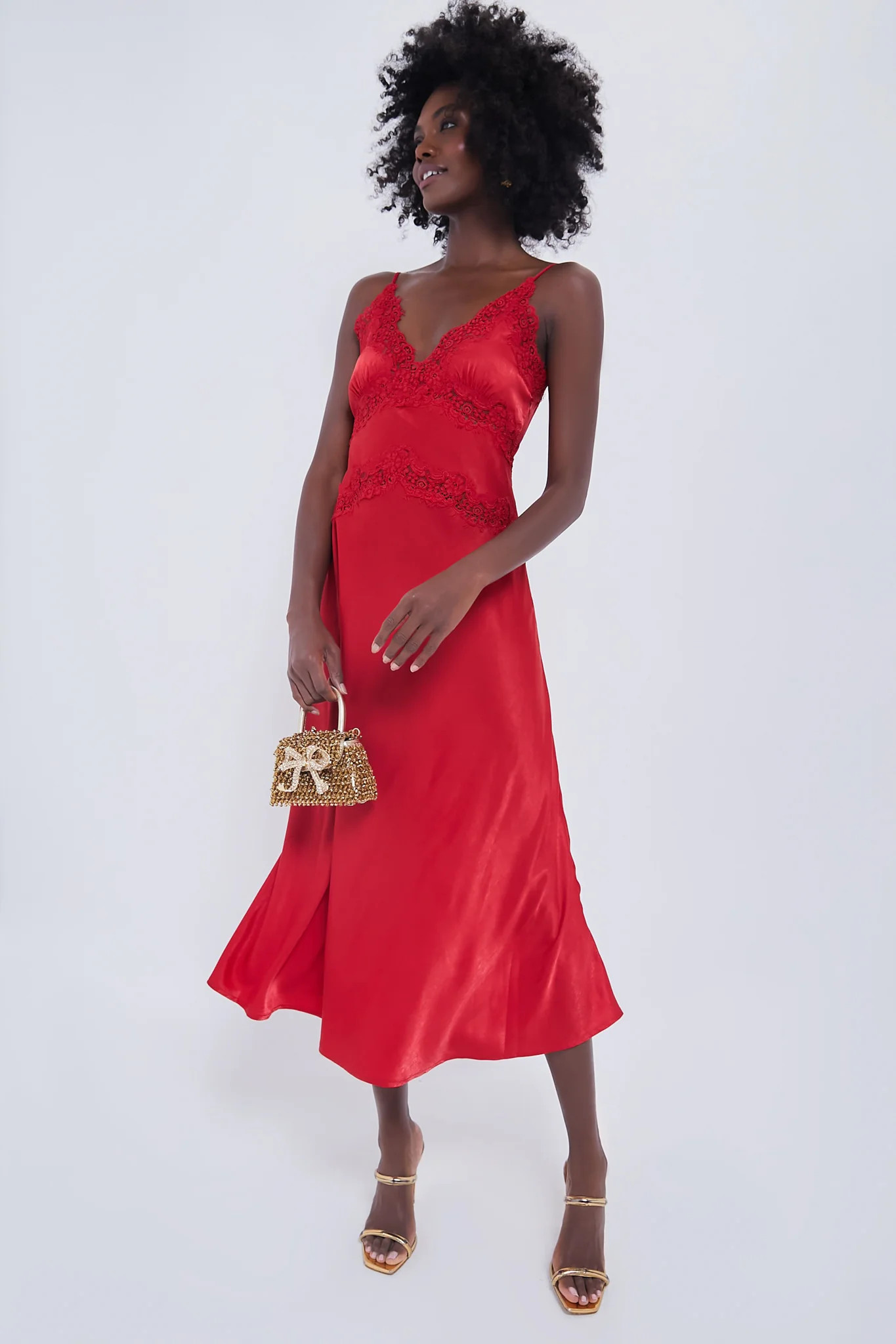 Red Frankie Midi Dress | Tuckernuck (US)
