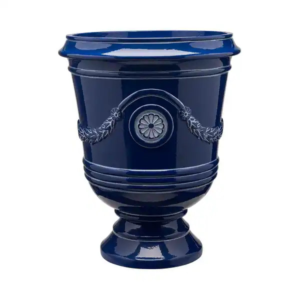 Southern Patio Porter Urn Planter - Navy | Bed Bath & Beyond