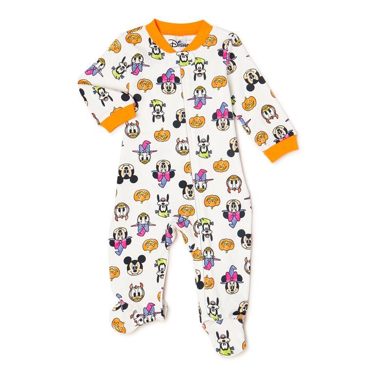 Mickey Mouse Halloween Baby Boy and Girl Unisex Blanket Sleeper, Sizes 0-9M | Walmart (US)