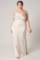Charisma Cowl Neck Maxi Dress Curve | Sugarlips