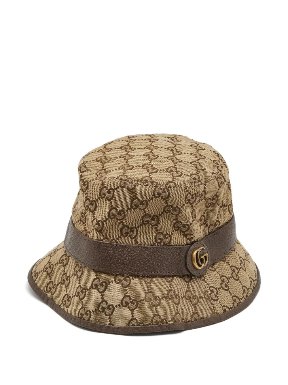 Gucci Pre-Owned GG cotton bucket hat - Neutrals | Farfetch Global
