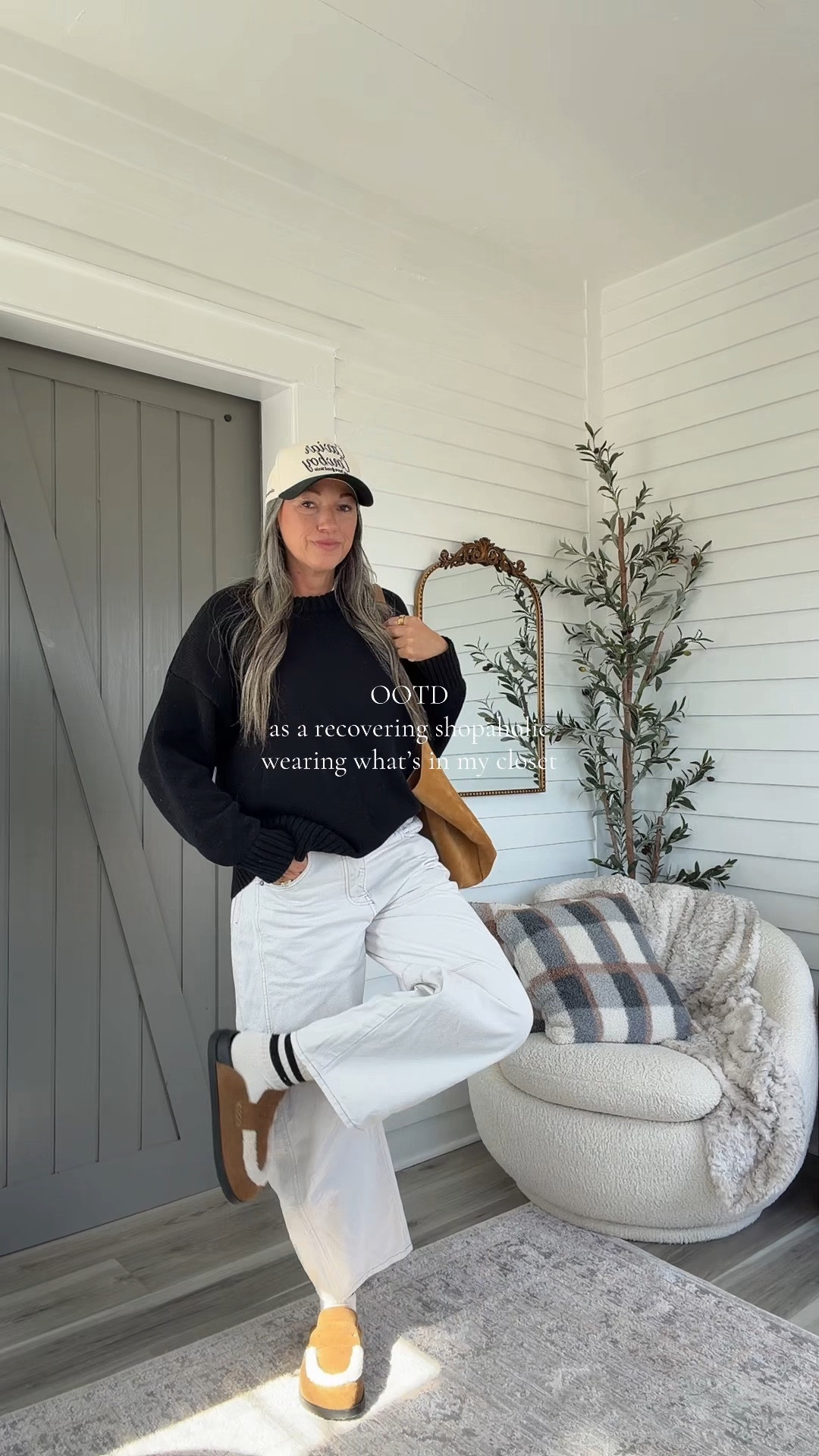 Sweater size L 
Jeans TTS 27
Shoes are soo comfy and TTS 

#LTKmomlife #LTKOver40 #LTKootd