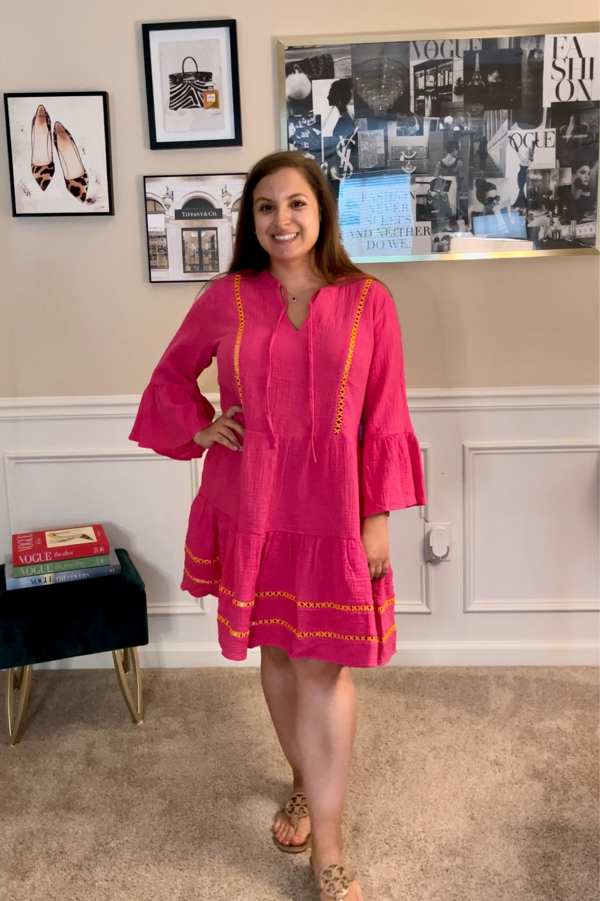 Walmart summer dress; wearing true size (medium) - runs big, could have gone down one size

summer dresses // gauzy material

#LTKstyletip #LTKFind #LTKunder50