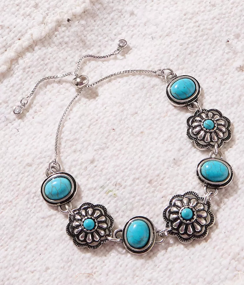 Western Turquoise Bracelet | Buckle