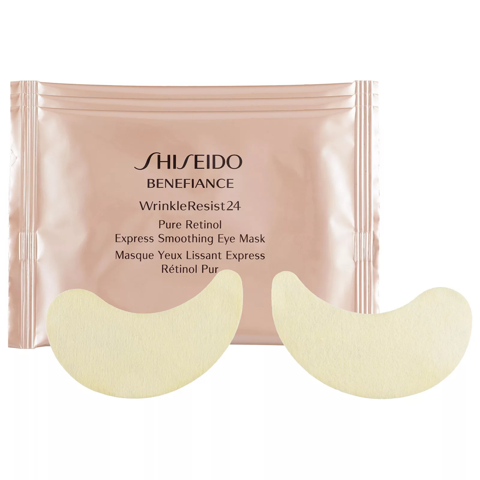 Shiseido Benefiance WrinkleResist24 Pure Retinol Express Smoothing Eye Mask, Size: 3 CT, None | Kohl's
