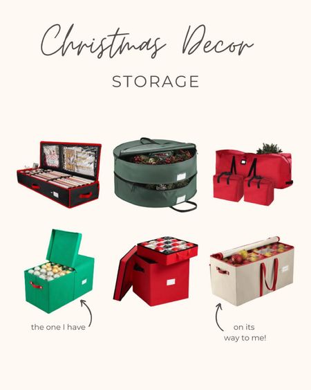 Christmas storage, Christmas tree storage, wreath storage, ornament storage, garland storage, organization, wrapping paper storage

#LTKhome #LTKSeasonal #LTKunder50