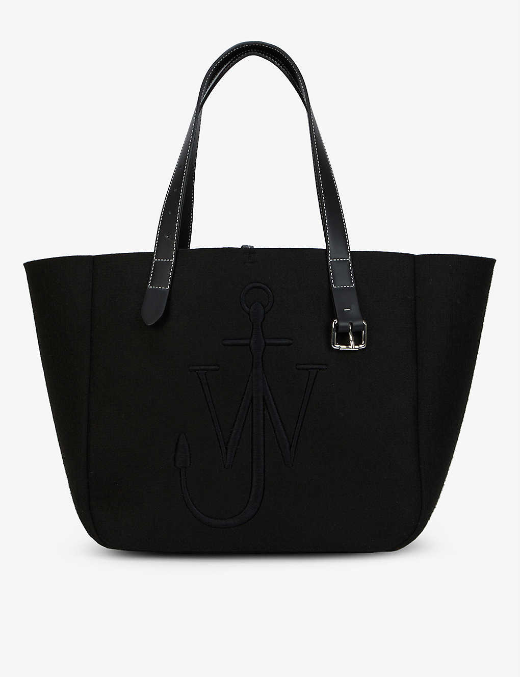 Belt logo-embroidered recycled-polyester tote bag | Selfridges