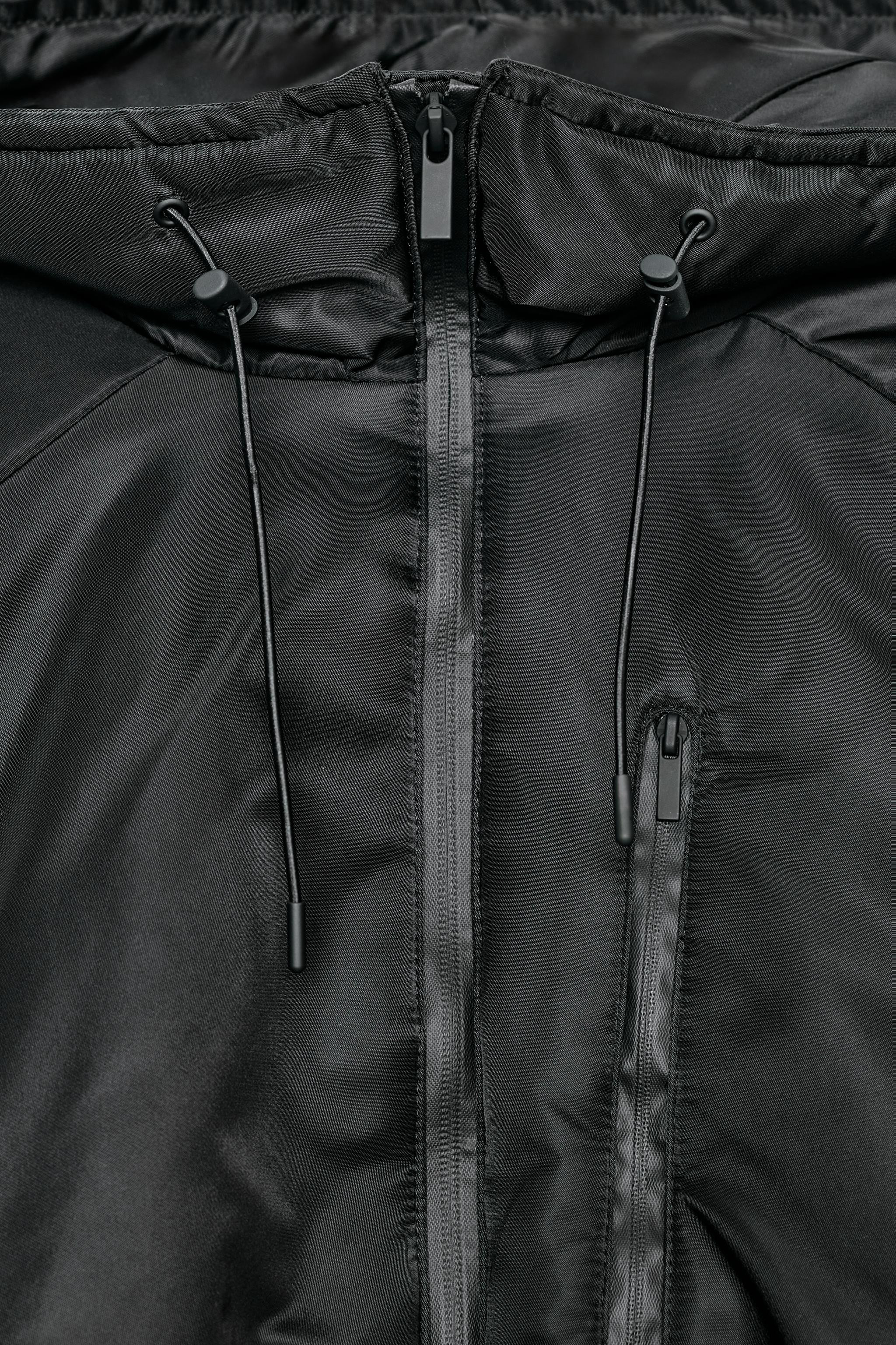 WATER-REPELLENT WINDPROOF PUFFER JACKET WITH HOODIE | Zara UK