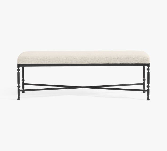 Estelle Upholstered Bench (54") | Pottery Barn (US)