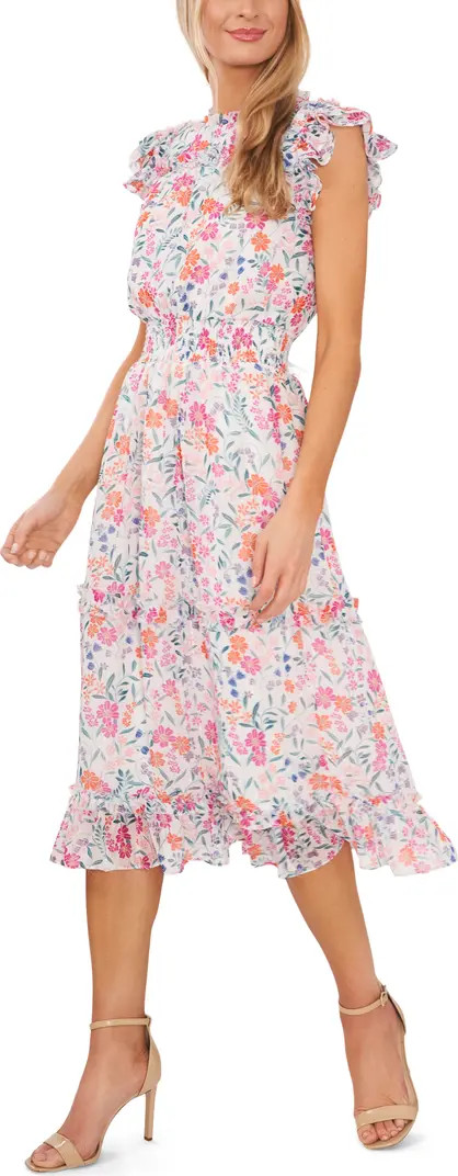 Floral Print Ruffle Dress | Nordstrom