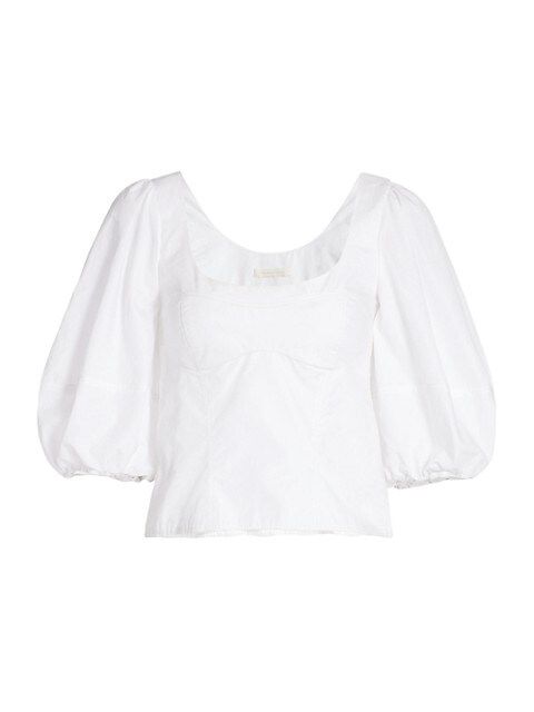 Joy Puff-Sleeve Blouse | Saks Fifth Avenue