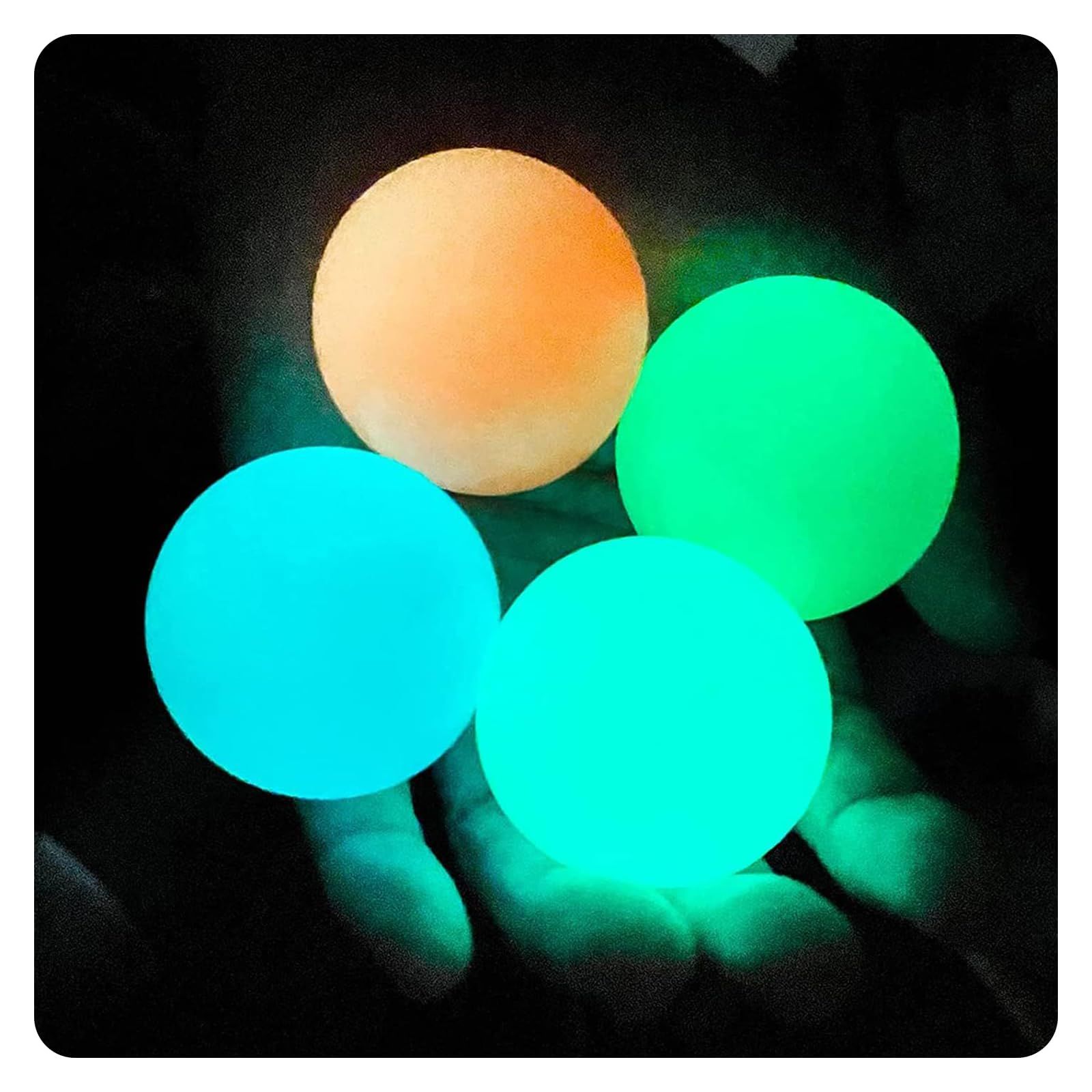 Glow in The Dark Sticky Balls That Stick to The Ceiling,Stress Balls for Kids and Adults,ASMR Stu... | Amazon (US)