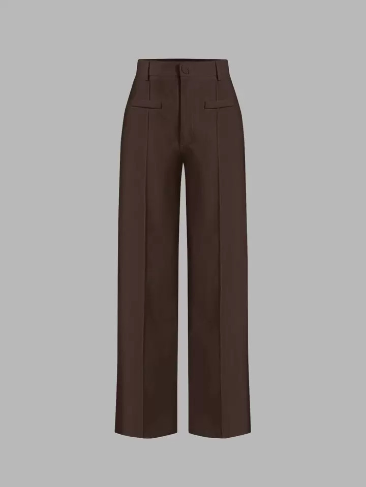 SHEIN MOD High Waist Straight Leg Pants | SHEIN