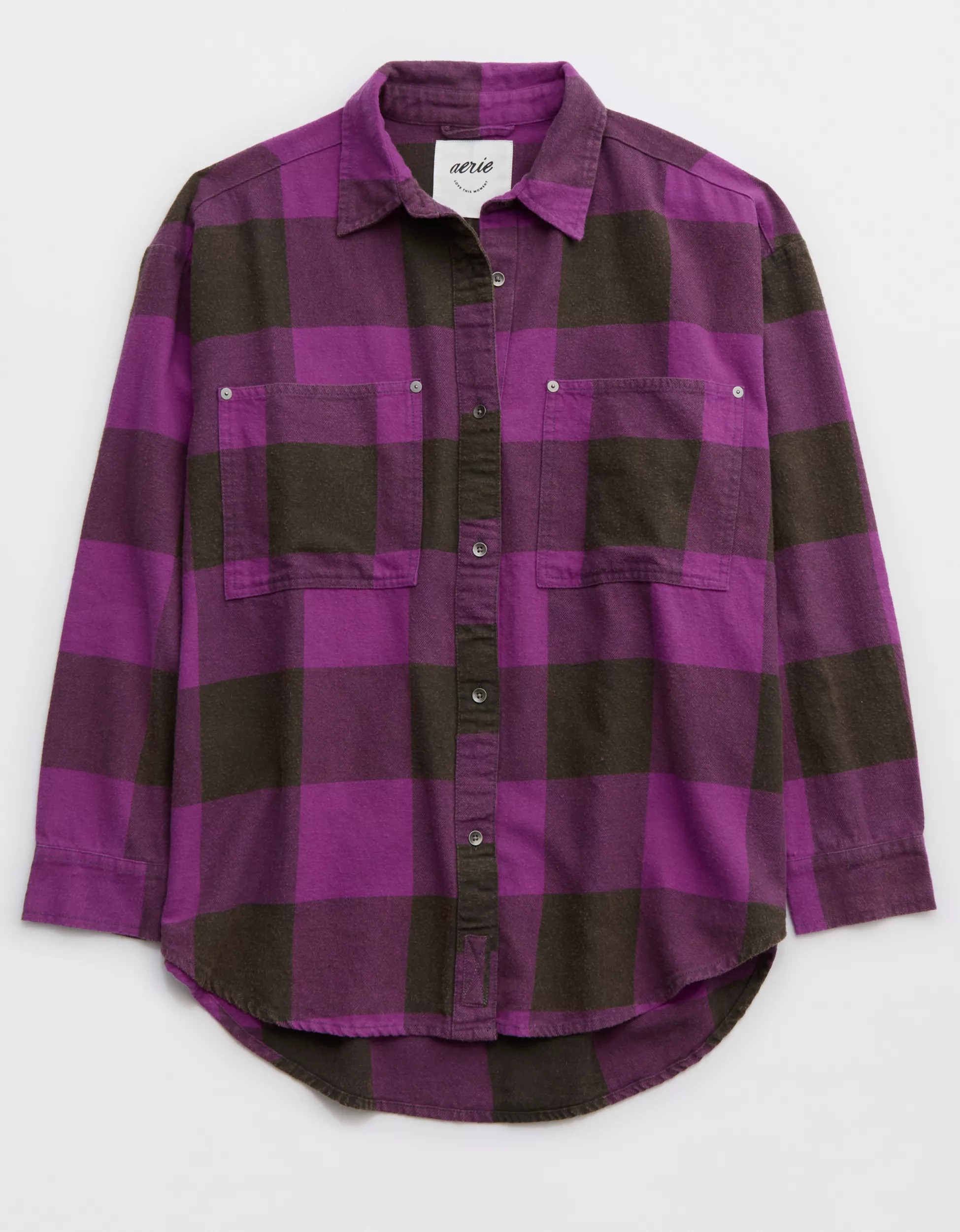 Aerie Anytime Fave Flannel Shirt | Aerie