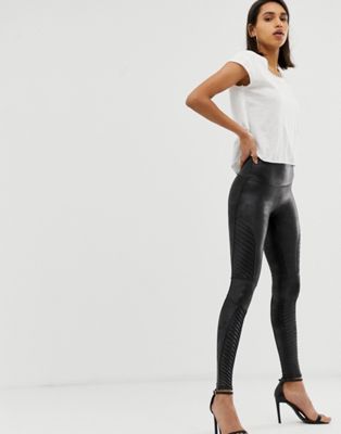 Spanx faux leather moto leggings | ASOS (Global)